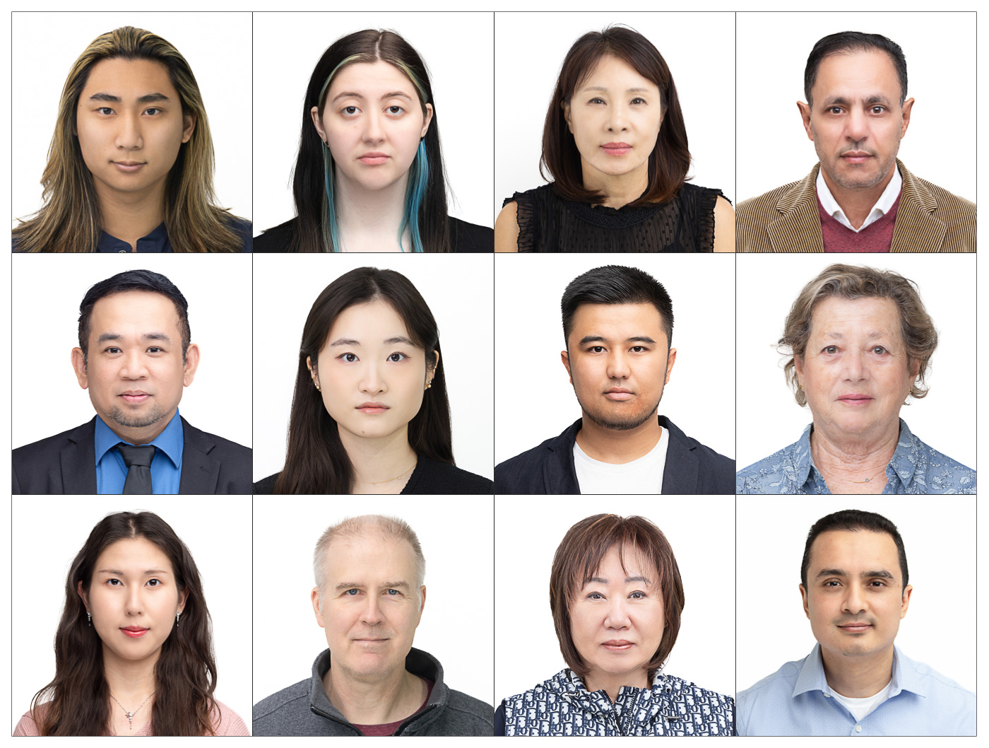 Official document photo examples